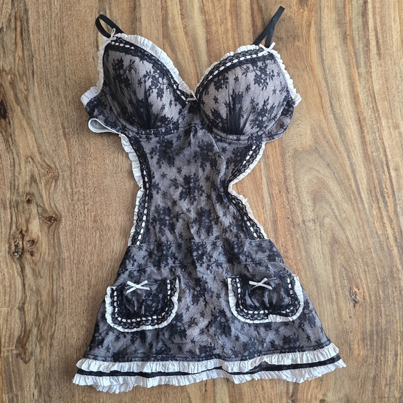 Victoria's Secret Other - Victoria's Secret Maid Lace Lingerie Size: 34C
